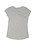 Justice 100% Cotton Gray Short Sleeve T-Shirt Size 10 - photo 2