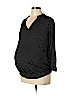 Old Navy 100% Rayon Black Long Sleeve Top Size L - photo 1
