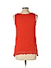 a.n.a. A New Approach 100% Rayon Orange Sleeveless Top Size L (petite) - photo 2