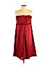 Banana Republic 100% Silk Red Cocktail Dress Size 12 (petite) - photo 1