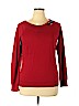 Lauren by Ralph Lauren 100% Cotton Red Pullover Sweater Size XL - photo 1