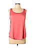 Ann Taylor LOFT Pink Sleeveless Blouse Size L (petite) - photo 1
