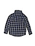 Crazy 8 100% Cotton Plaid Blue Long Sleeve Button-Down Shirt Size S (kids) - photo 2