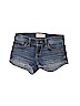 Abercrombie Blue Denim Shorts Size 10 - photo 1