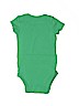 Carter's 100% Cotton Green Short Sleeve Onesie 3-6 MO / 6 MO - photo 2