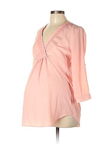 Motherhood 3/4 Sleeve Blouse (view 1)