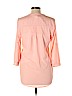 Motherhood 100% Polyester Pink 3/4 Sleeve Blouse Size L - photo 2