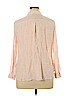 a.n.a. A New Approach 100% Rayon Pink Long Sleeve Blouse Size XL - photo 2