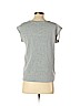 Ann Taylor LOFT 100% Cotton Gray Short Sleeve Top Size S (petite) - photo 2