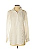 Nicole Miller Artelier 100% Cotton White Long Sleeve Button-Down Shirt Size S - photo 1