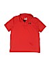 Under Armour 100% Polyester Red Short Sleeve Polo Size L (youth) - photo 1
