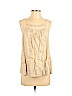 MICHAEL Michael Kors 100% Linen Tan Sleeveless Blouse Size M - photo 1