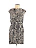 Ann Taylor LOFT 100% Rayon Gray Casual Dress Size M (petite) - photo 1