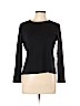 Talbots 100% Cotton Black Long Sleeve T-Shirt Size L (petite) - photo 1