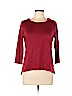 Talbots Burgundy 3/4 Sleeve Top Size L (petite) - photo 1
