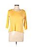 Talbots Yellow 3/4 Sleeve Top Size L (petite) - photo 1