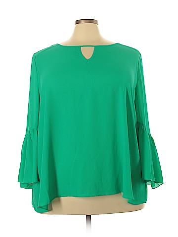 Lane Bryant Long Sleeve Blouse (view 1)
