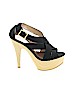 Qupid Black Heels Size 7 1/2 - photo 1