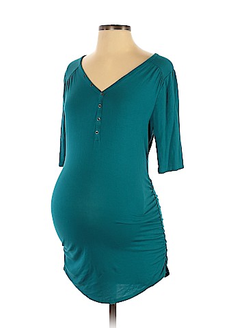 Motherhood 3/4 Sleeve Henley (view 1)