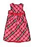Gap 100% Polyester Plaid Pink Dress Size 5T - photo 2