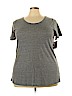 Lularoe Gray Short Sleeve T-Shirt Size 3X - photo 1