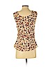 Ann Taylor Brown Sleeveless Silk Top Size 4 (petite) - photo 2