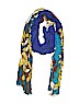 Collection 18 100% Rayon Floral Teal Scarf One size - photo 1