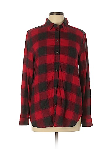 American Eagle Outfitters Long Sleeve Button-Down Shirt (view 1)