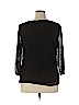 Roz & Ali Black 3/4 Sleeve Top Size XL - photo 2