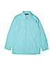 Rafael Blue Long Sleeve Button-Down Shirt Size 12 - photo 1