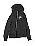 Nike 100% Cotton Gray Zip Up Hoodie Size L (youth) - photo 1