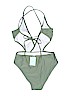Cupshe 100% Polyester Green One Piece Swimsuit Size M - photo 2