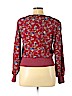 Assorted Brands 100% Polyester Burgundy Long Sleeve Blouse Size 16 - photo 2