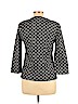 Jones New York Signature Black 3/4 Sleeve Blouse Size L (petite) - photo 2