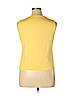 Talbots 100% Cotton Yellow Sleeveless T-Shirt Size XL (petite) - photo 2