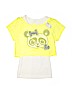 Justice Yellow Short Sleeve Top Size 10 - photo 1