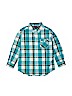 Tommy Hilfiger Plaid Blue Long Sleeve Button-Down Shirt Size 5 - photo 1