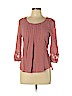 E&M Collection Pink 3/4 Sleeve Blouse Size L - photo 1