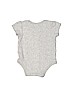 Baby Gap 100% Cotton Polka Dots Gray Short Sleeve Onesie Size 0-3 mo - photo 2