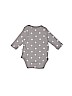 Baby Gap 100% Cotton Gray Long Sleeve Onesie Size 0-3 mo - photo 2