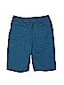 H&M 100% Polyester Solid Blue Shorts Size 11 - 12 - photo 2