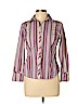 Ann Taylor LOFT 100% Cotton Purple Long Sleeve Button-Down Shirt Size 10 (petite) - photo 1