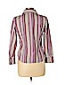 Ann Taylor LOFT 100% Cotton Purple Long Sleeve Button-Down Shirt Size 10 (petite) - photo 2