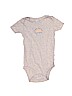 Carter's 100% Cotton Gray Short Sleeve Onesie 18-24 MO / 24 MO - photo 1