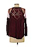American Eagle Outfitters 100% Rayon Burgundy Long Sleeve Blouse Size S - photo 2