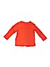 Baby Gap 100% Cotton Solid Orange Long Sleeve T-Shirt Size 4 - photo 2