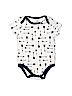 Assorted Brands 100% Cotton White Short Sleeve Onesie 6-9 MO / 9 MO - photo 1