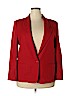 Alfred Dunner 100% Wool Red Wool Blazer Size 18 - photo 1