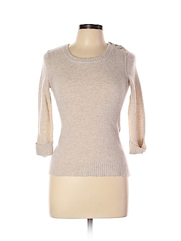 Aqua Cashmere Pullover Sweater (view 1)