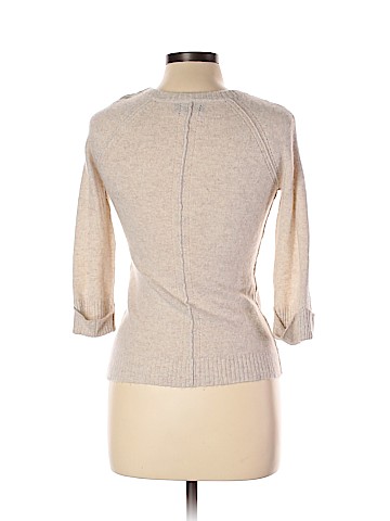 Aqua Cashmere Pullover Sweater (view 2)